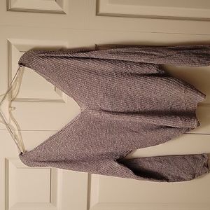 Womens knitted slouchy sweater